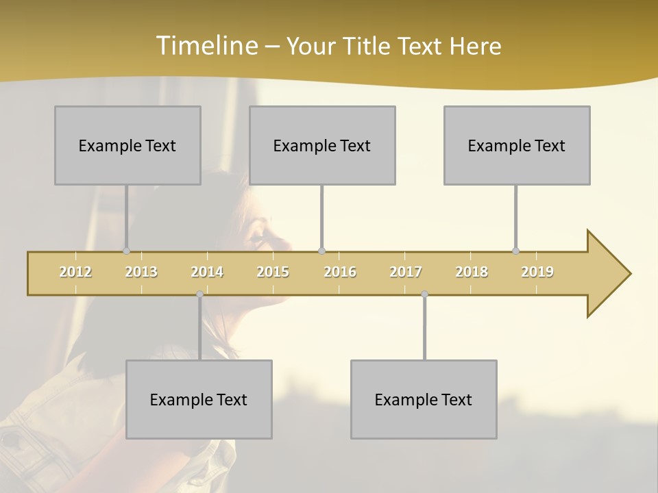 Sea White Sand PowerPoint Template