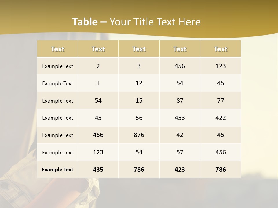 Sea White Sand PowerPoint Template