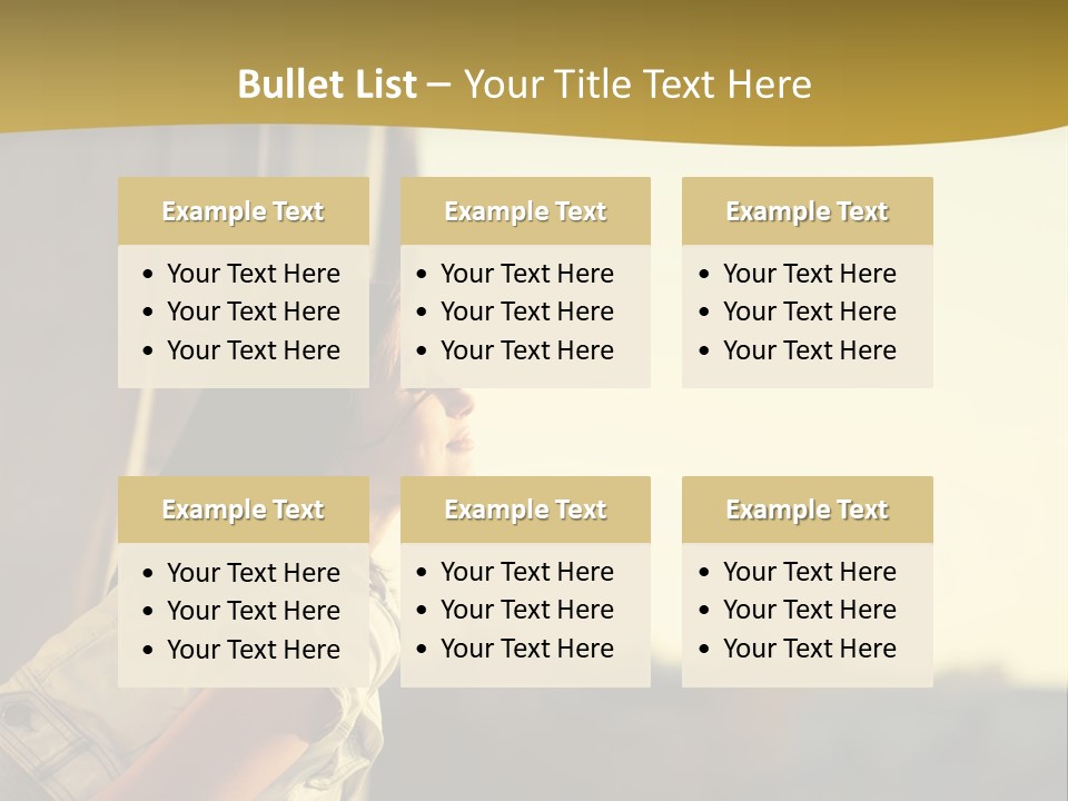 Sea White Sand PowerPoint Template