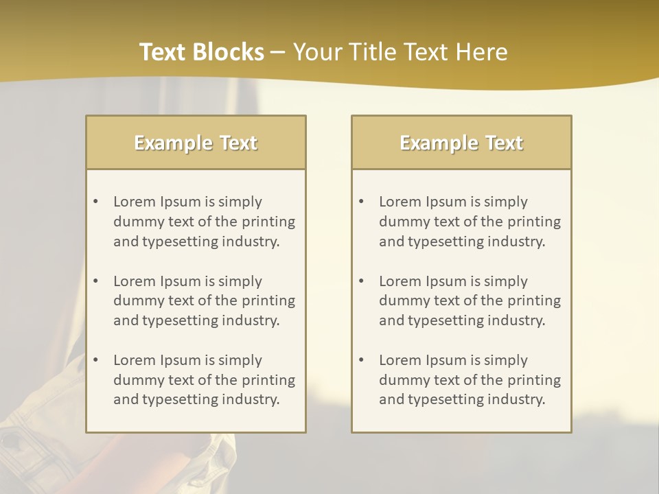 Sea White Sand PowerPoint Template