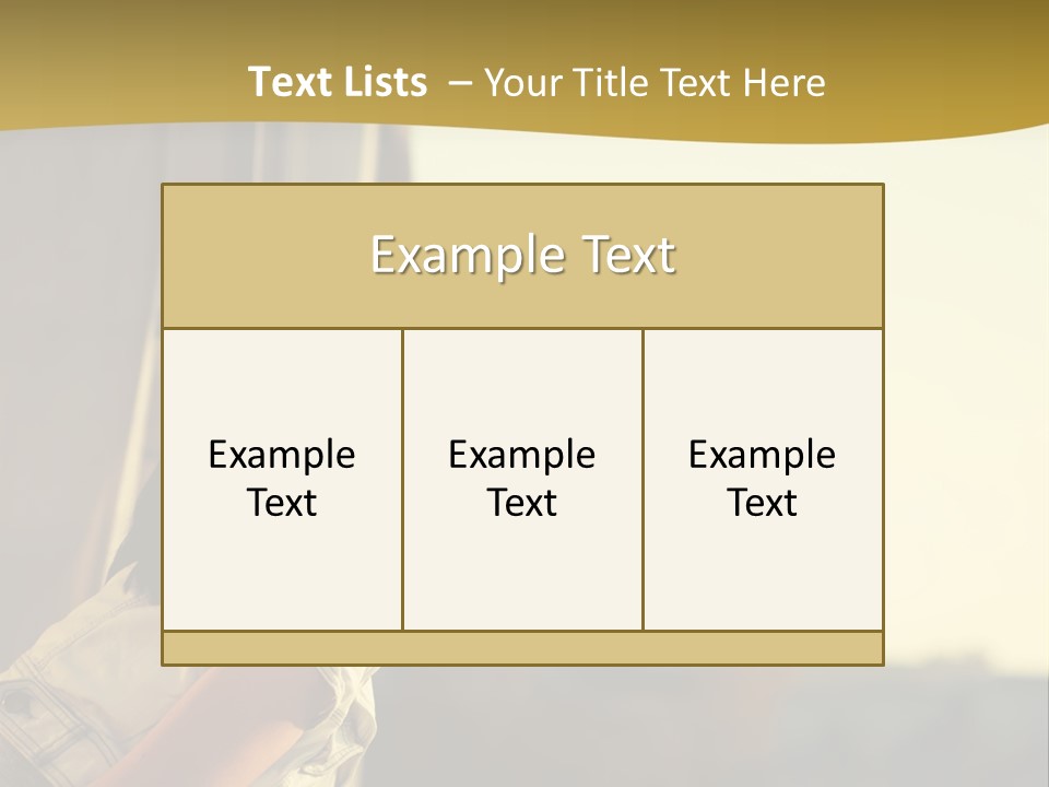 Sea White Sand PowerPoint Template