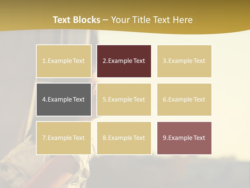 Sea White Sand PowerPoint Template