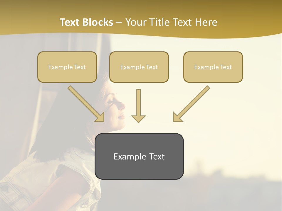 Sea White Sand PowerPoint Template
