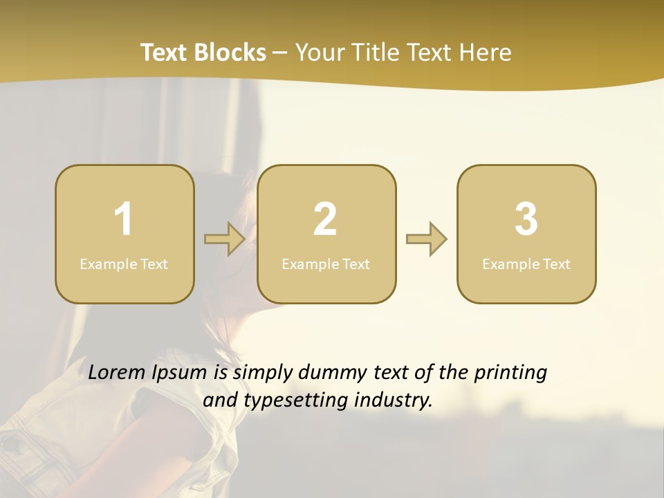 Sea White Sand PowerPoint Template