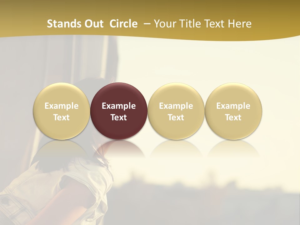 Sea White Sand PowerPoint Template