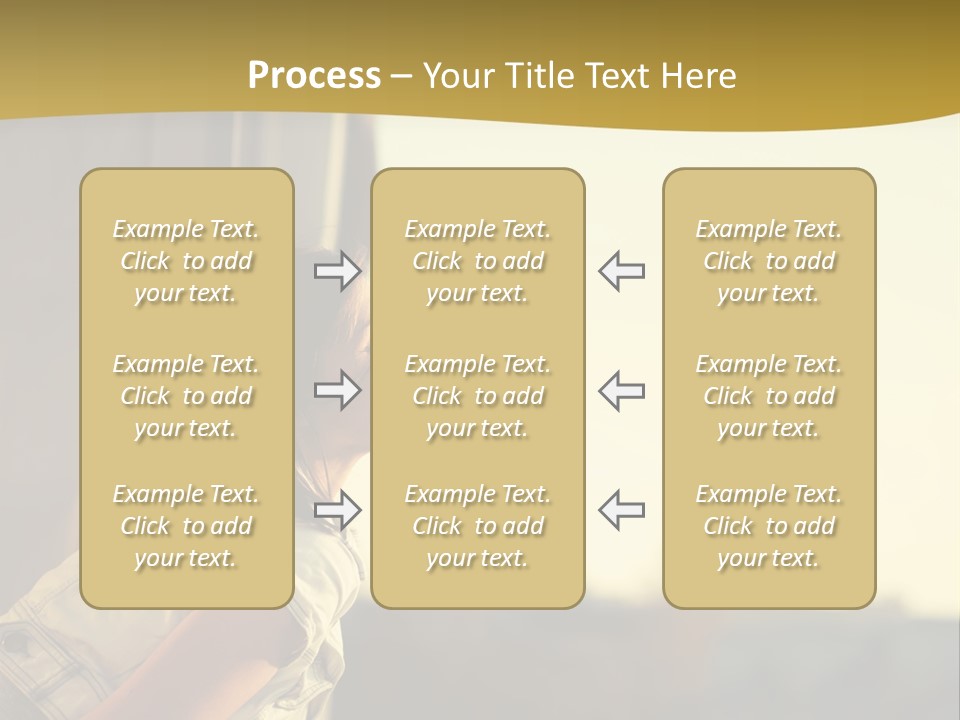 Sea White Sand PowerPoint Template