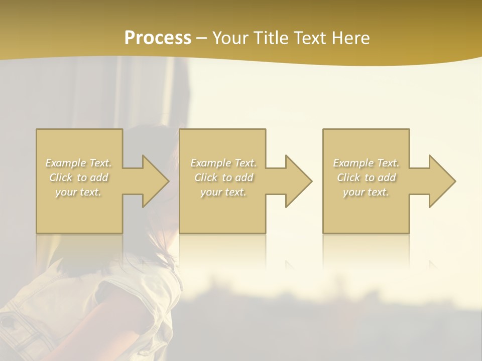 Sea White Sand PowerPoint Template