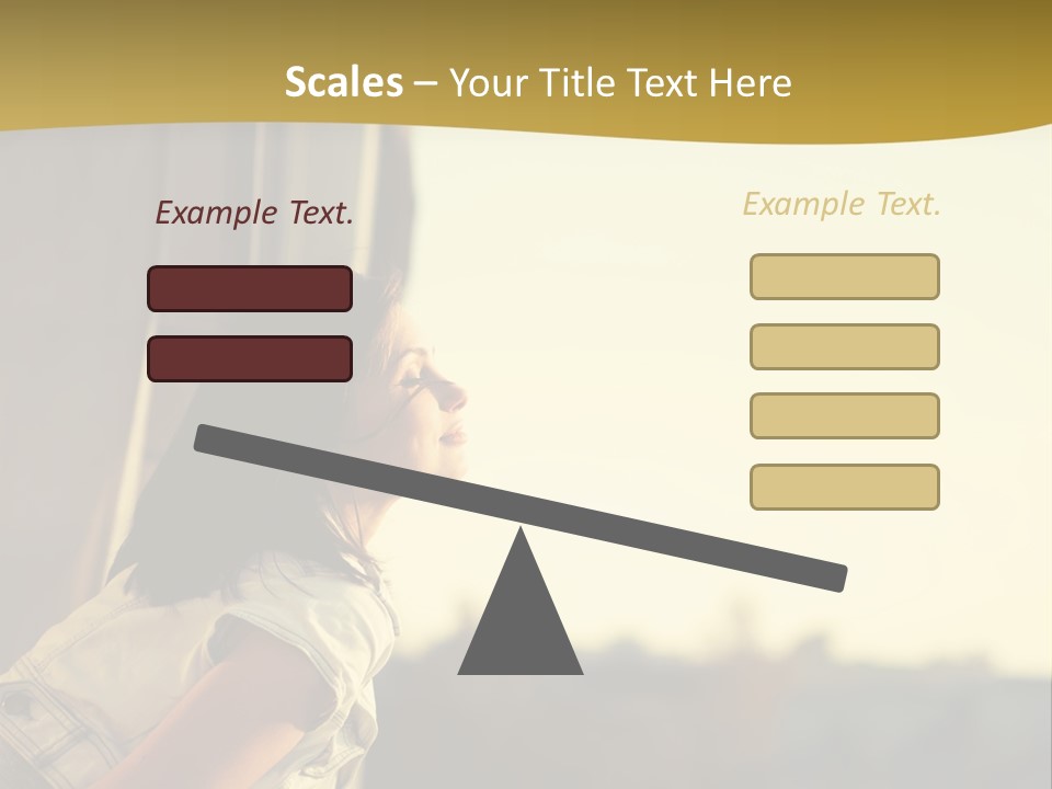 Sea White Sand PowerPoint Template