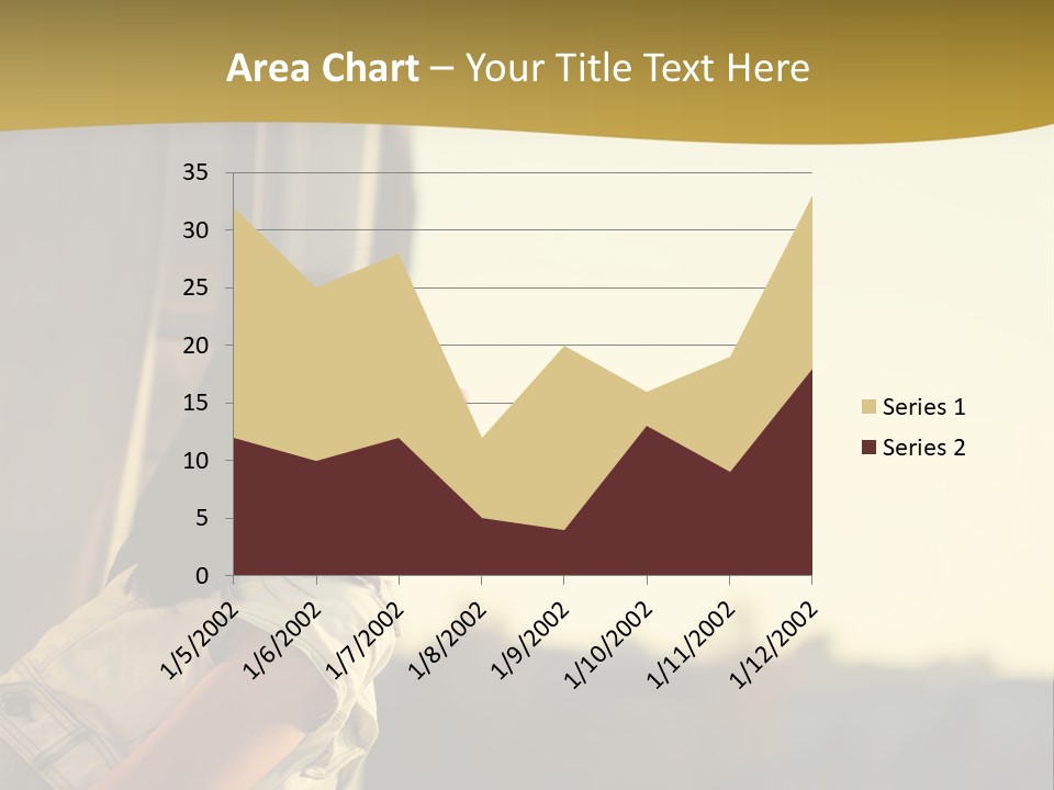 Sea White Sand PowerPoint Template
