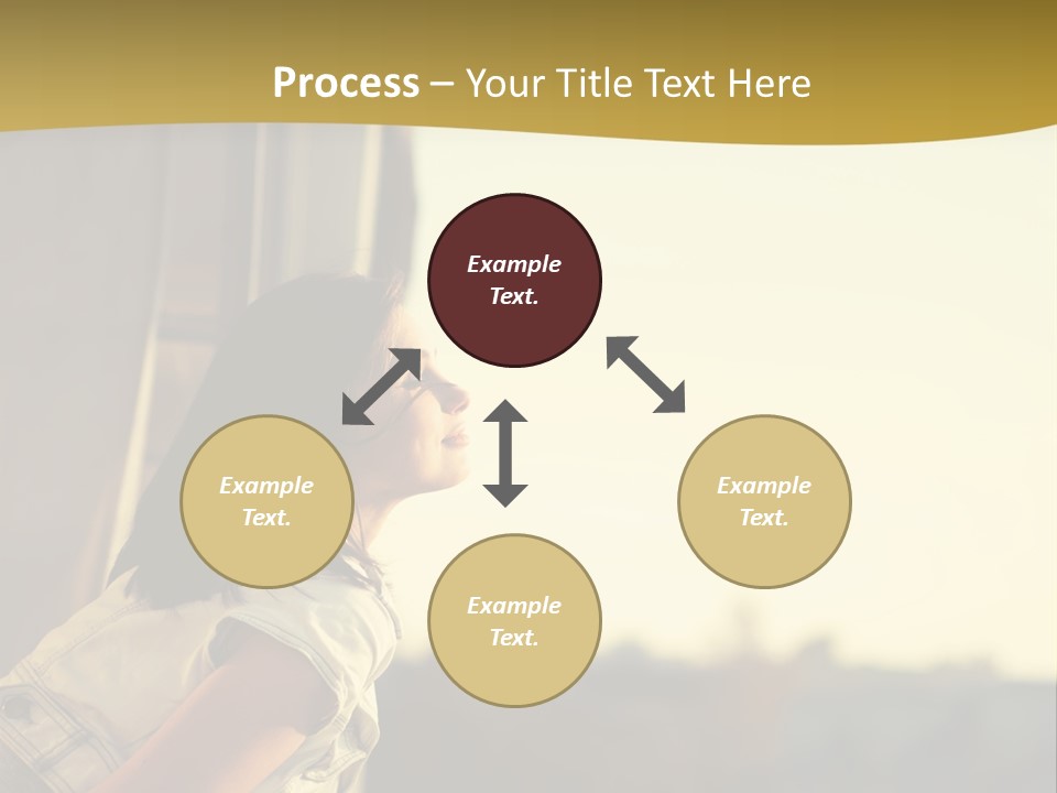 Sea White Sand PowerPoint Template