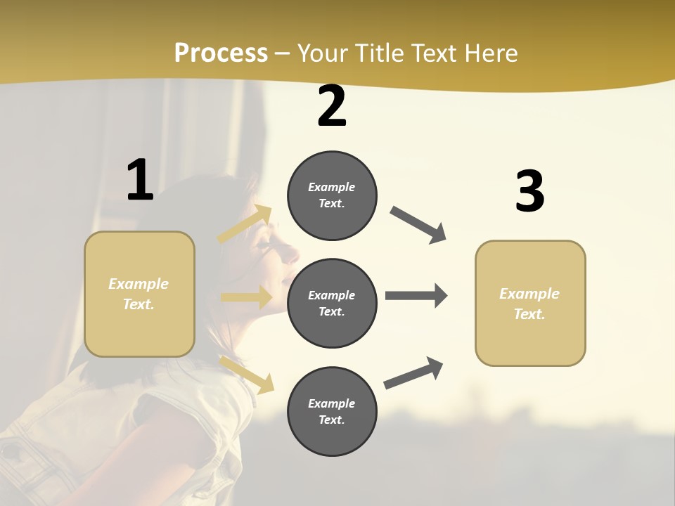 Sea White Sand PowerPoint Template