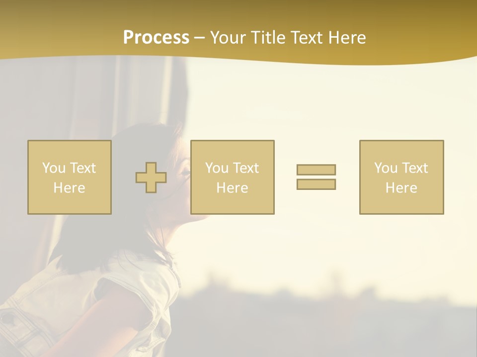Sea White Sand PowerPoint Template