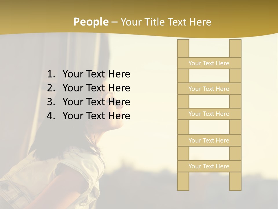 Sea White Sand PowerPoint Template