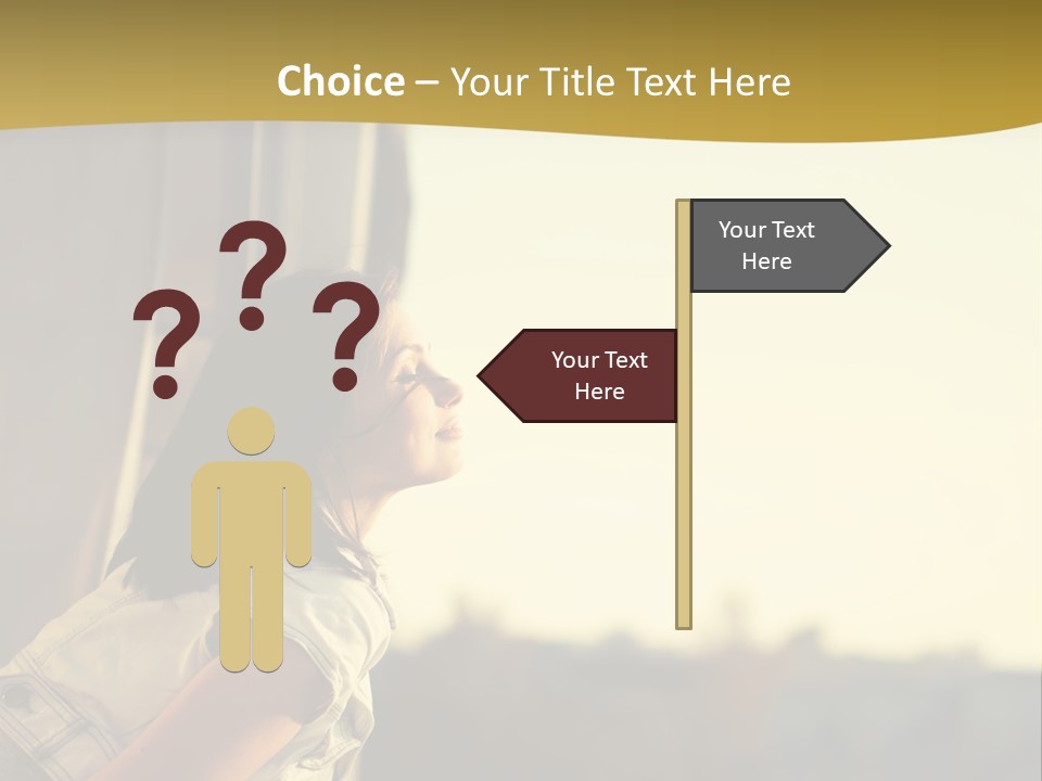 Sea White Sand PowerPoint Template