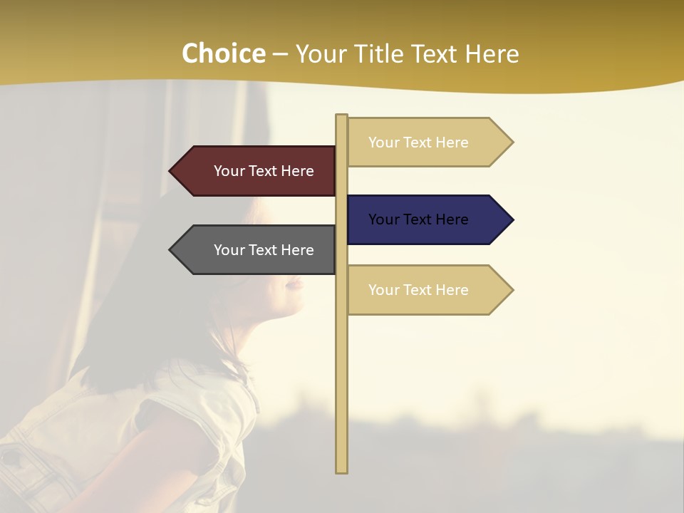 Sea White Sand PowerPoint Template