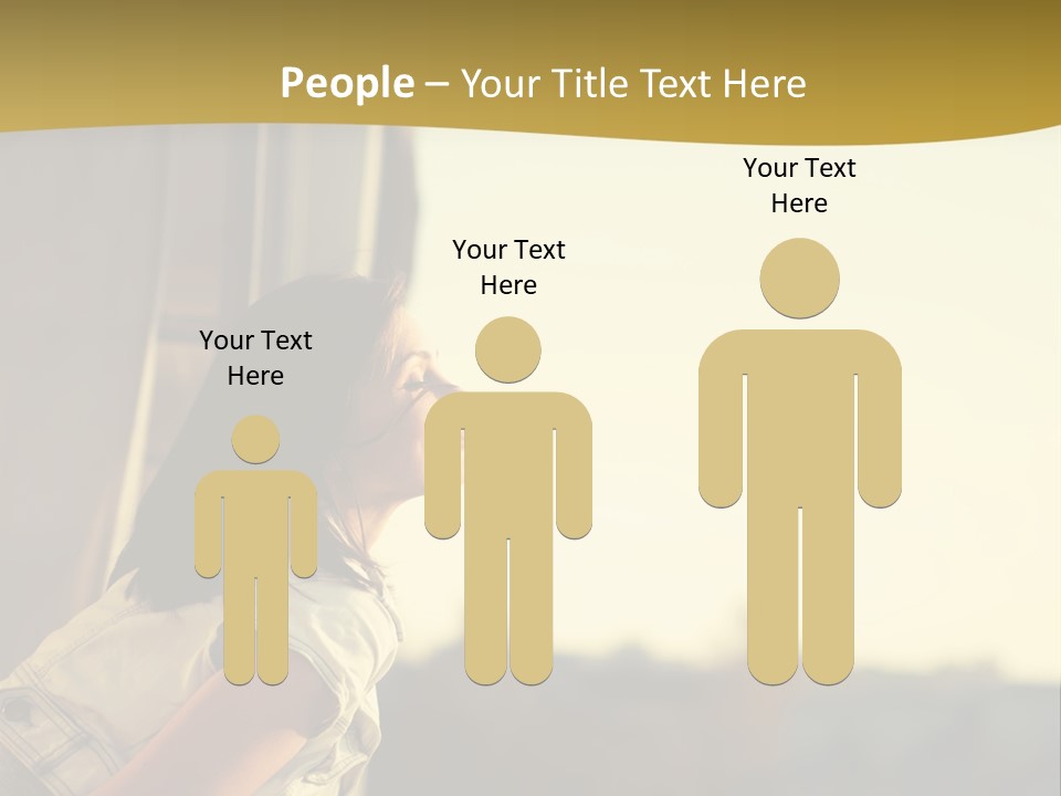 Sea White Sand PowerPoint Template