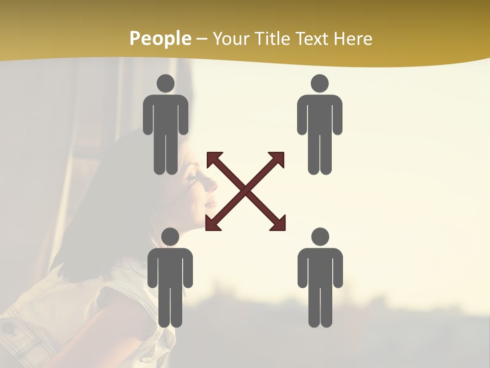 Sea White Sand PowerPoint Template