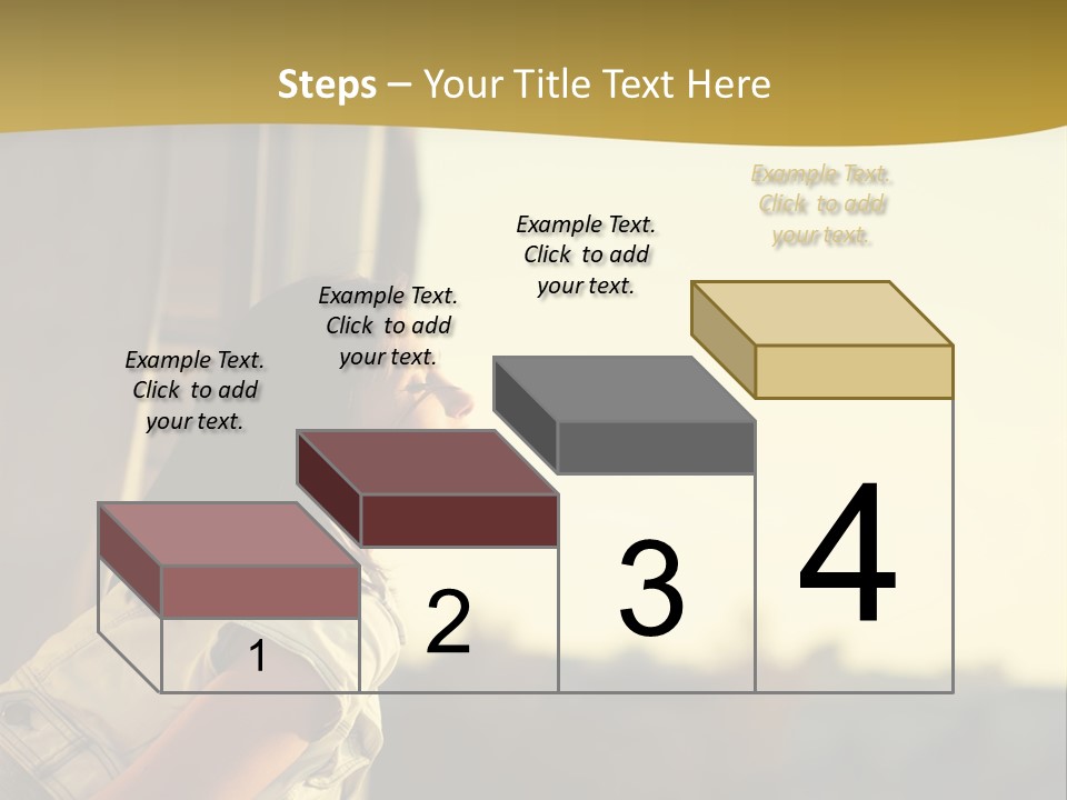 Sea White Sand PowerPoint Template