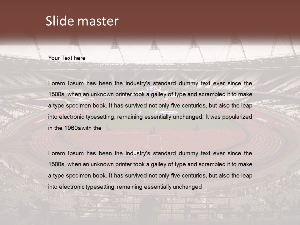 Retirement Coast Calm PowerPoint Template