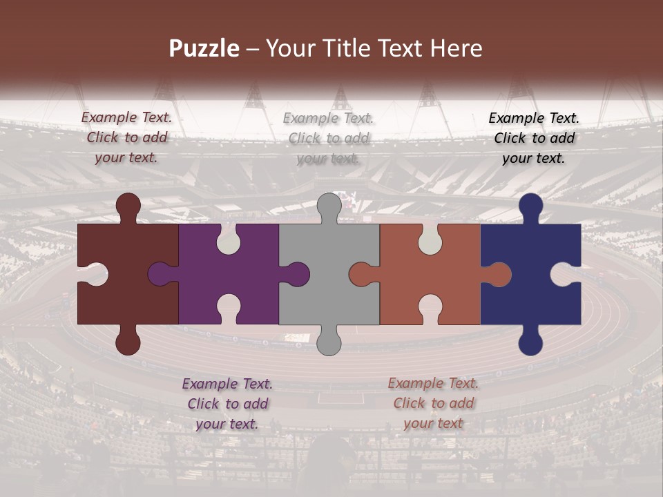 Retirement Coast Calm PowerPoint Template