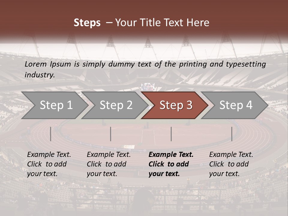 Retirement Coast Calm PowerPoint Template