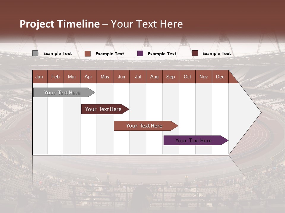 Retirement Coast Calm PowerPoint Template