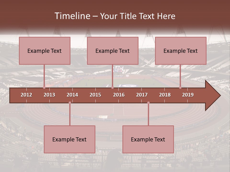 Retirement Coast Calm PowerPoint Template