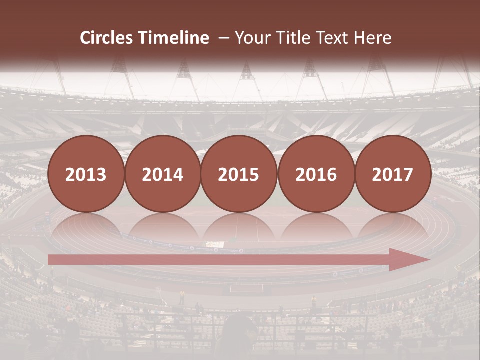 Retirement Coast Calm PowerPoint Template