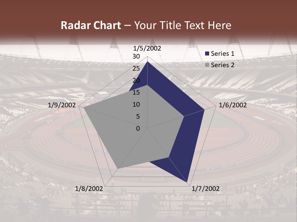 Retirement Coast Calm PowerPoint Template