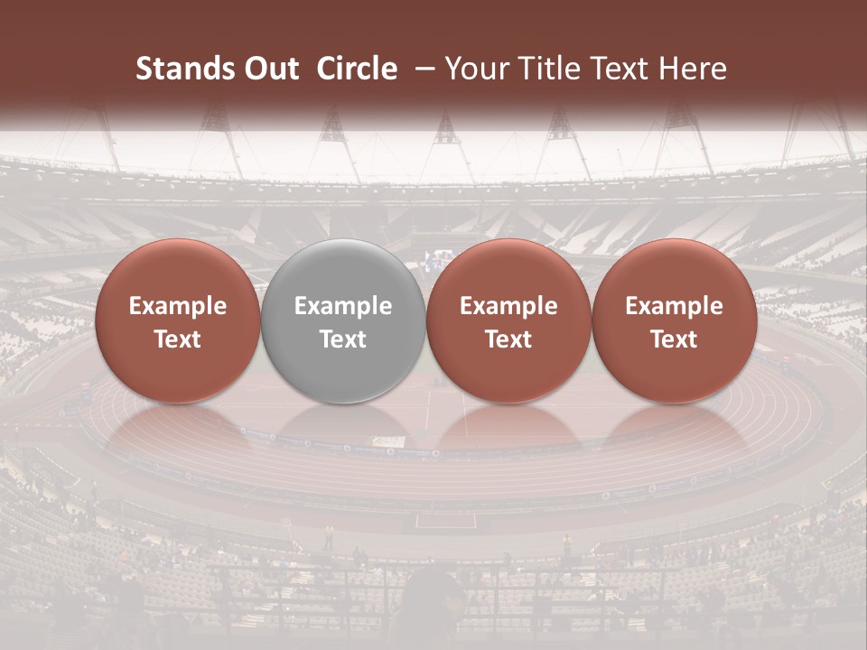 Retirement Coast Calm PowerPoint Template