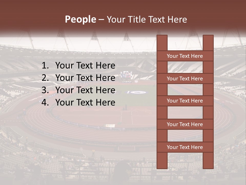 Retirement Coast Calm PowerPoint Template