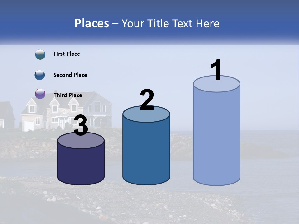 Wellness Ocean Calm PowerPoint Template