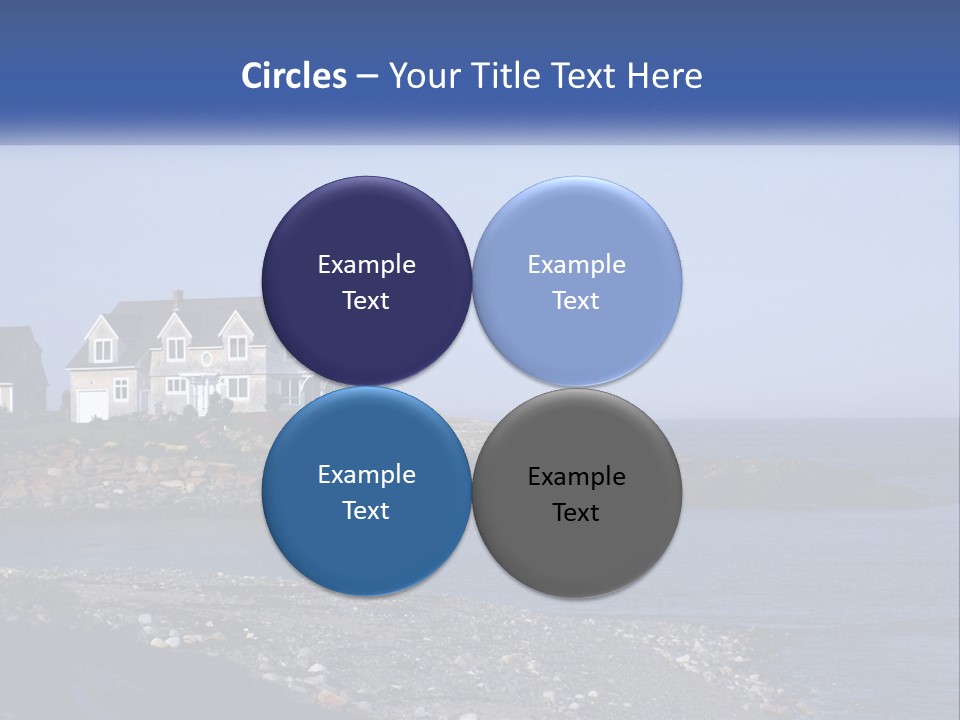 Wellness Ocean Calm PowerPoint Template