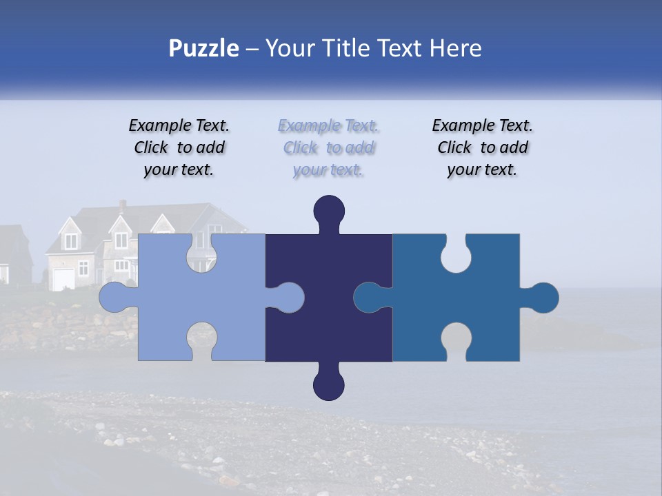 Wellness Ocean Calm PowerPoint Template