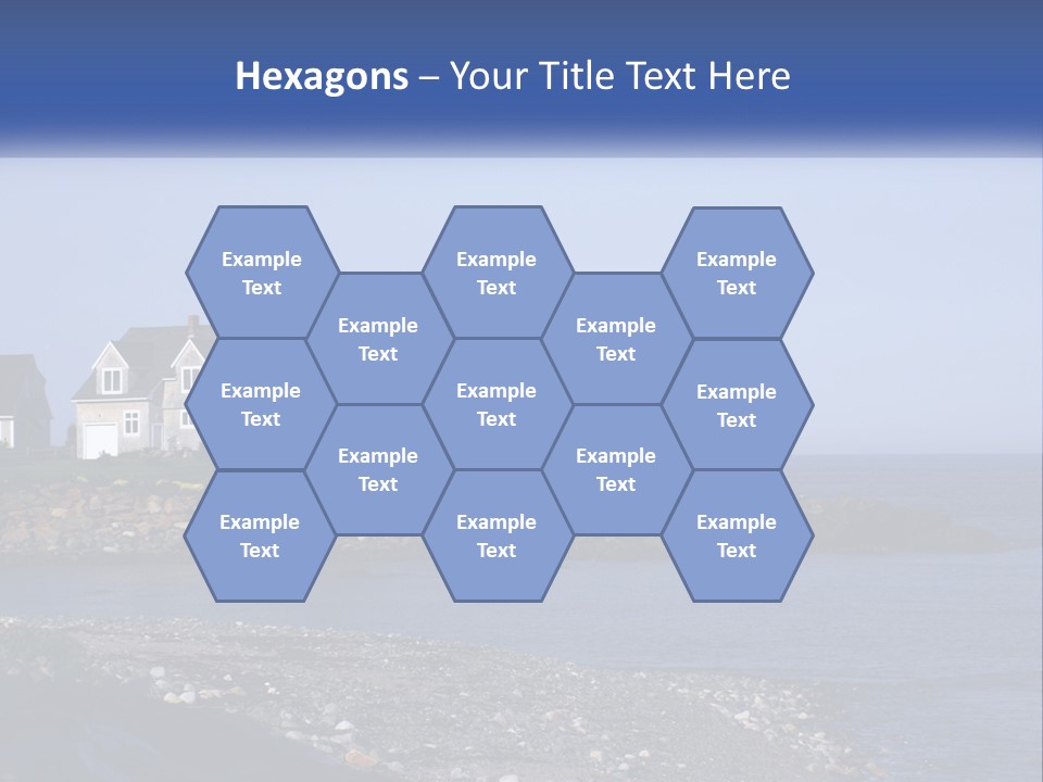 Wellness Ocean Calm PowerPoint Template