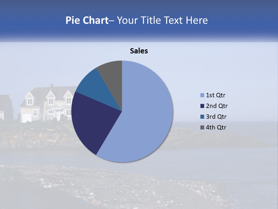 Wellness Ocean Calm PowerPoint Template