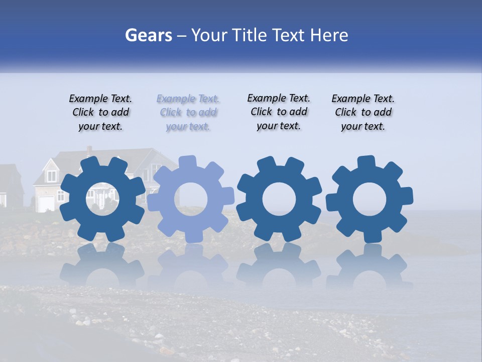 Wellness Ocean Calm PowerPoint Template