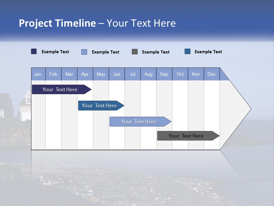 Wellness Ocean Calm PowerPoint Template
