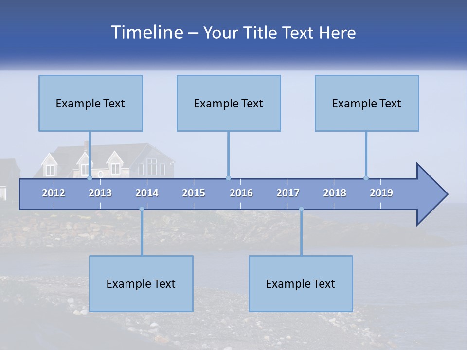 Wellness Ocean Calm PowerPoint Template
