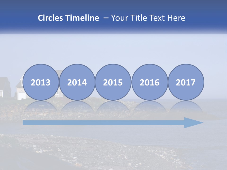 Wellness Ocean Calm PowerPoint Template