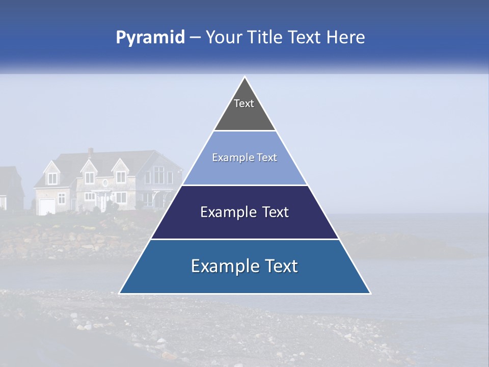 Wellness Ocean Calm PowerPoint Template