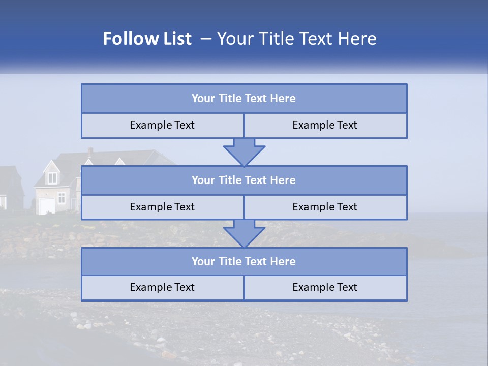 Wellness Ocean Calm PowerPoint Template