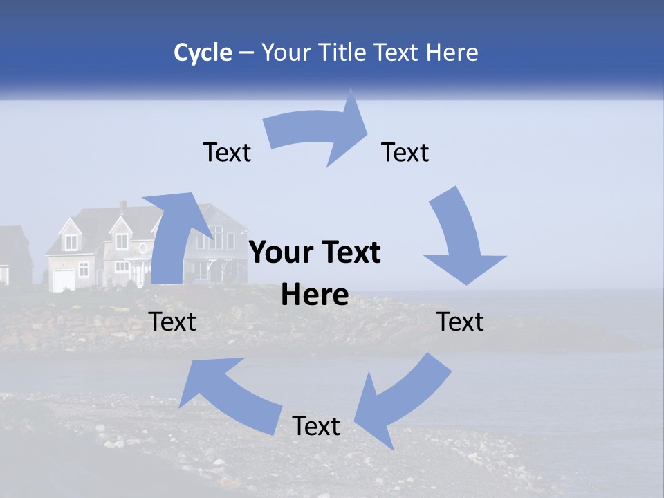Wellness Ocean Calm PowerPoint Template
