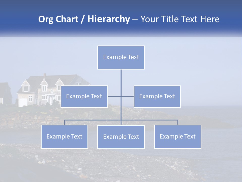 Wellness Ocean Calm PowerPoint Template