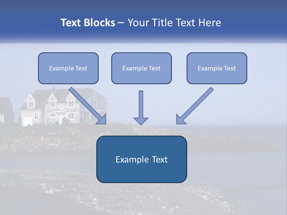 Wellness Ocean Calm PowerPoint Template