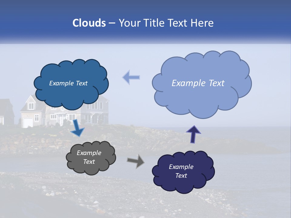 Wellness Ocean Calm PowerPoint Template