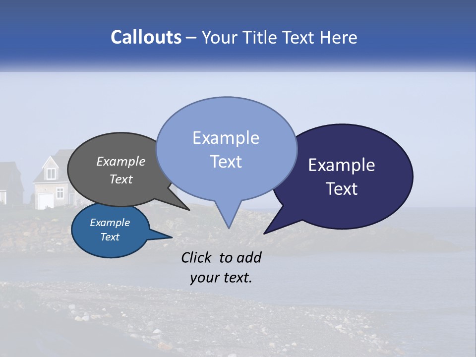 Wellness Ocean Calm PowerPoint Template