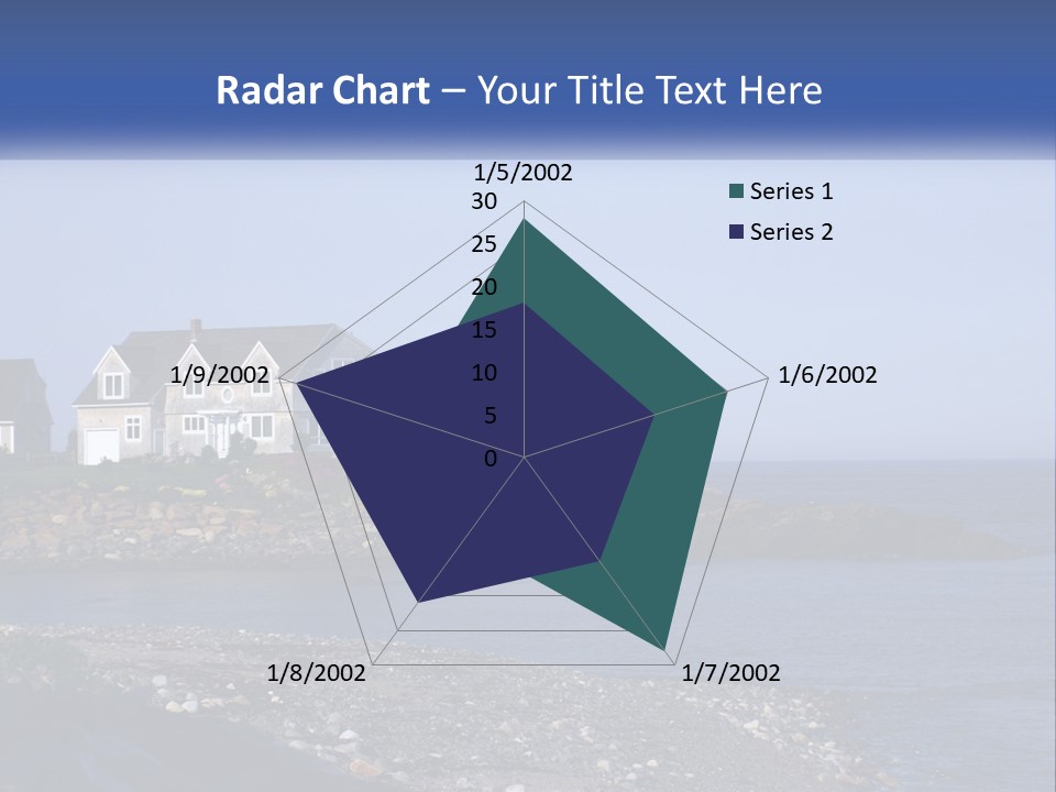 Wellness Ocean Calm PowerPoint Template