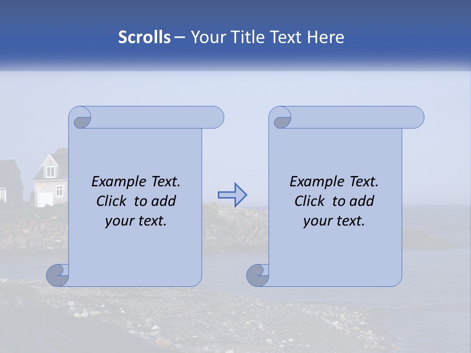 Wellness Ocean Calm PowerPoint Template
