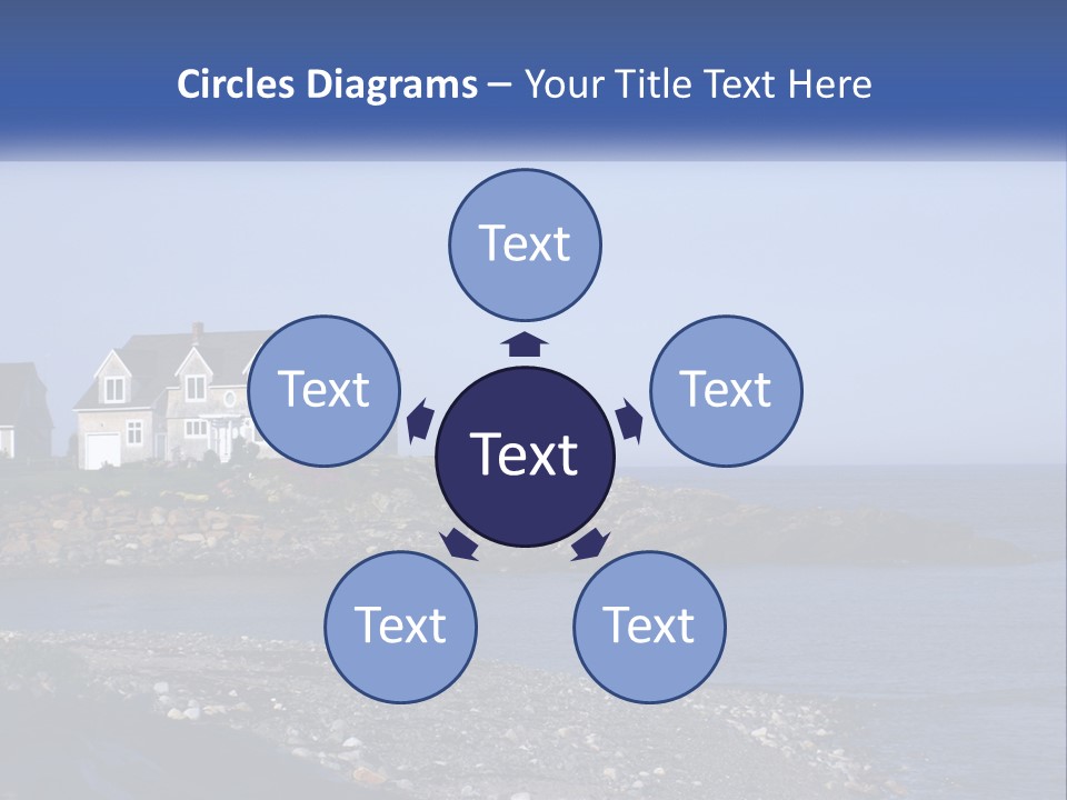 Wellness Ocean Calm PowerPoint Template